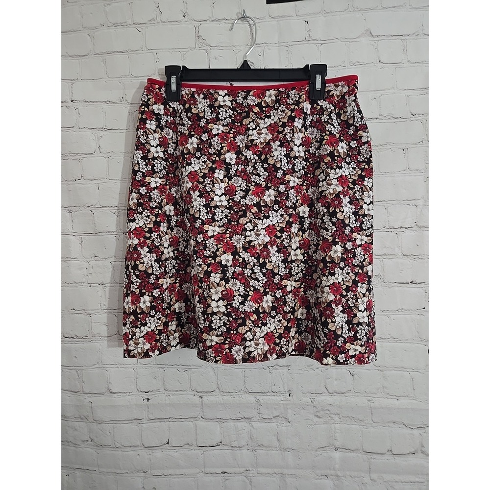 Vtg Agb Byer California 14 grunge Knee Skirt Gothic Floral Whimsygoth Romantic